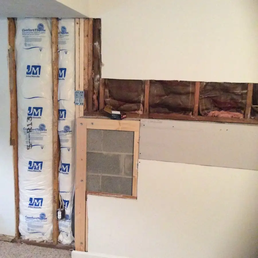 Wall insulation replacement during Contents Cleaning & Restoration in Red Hill